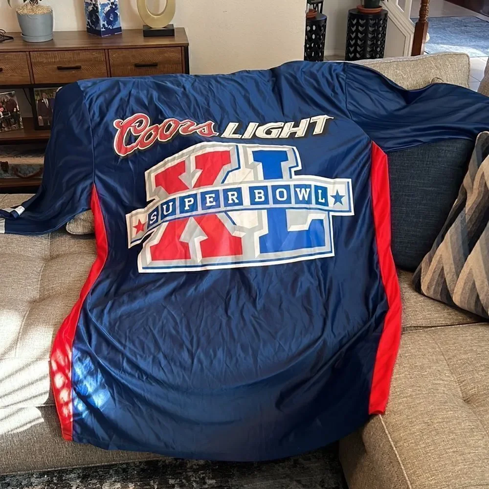 Coors Light Giant/Oversized Jersey from Super Bowl XL Wall Hanging